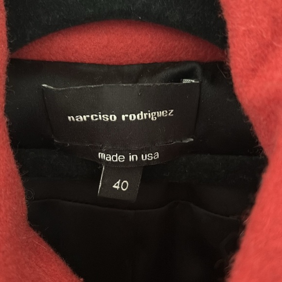 Narciso Rodriguez Red Wool Jacket - Picture 2 of 6